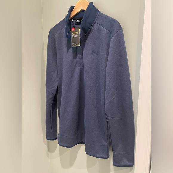 UA Storm Sweater Snap Mock, Size‎ Large NEW - Picture 4 of 12